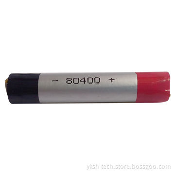 Soft Pack Lithium Polymer Battery, ICS80400 with 3.7V, 185mAh for Electronic Cigarettes